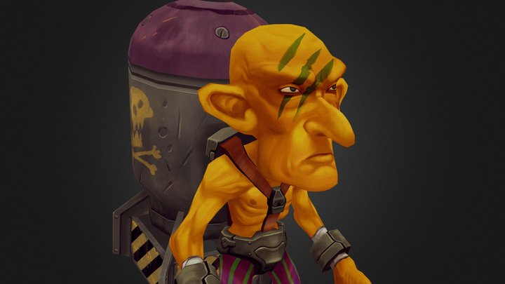 Goblin Bomber 3D Model