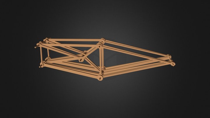 Cantilever Truss 3D Model