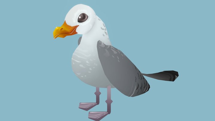 lil bird man 3D Model