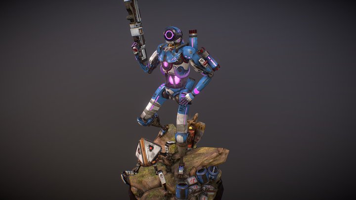 Pathfinder Orbital Skin | Apex Legends | FanArt 3D Model