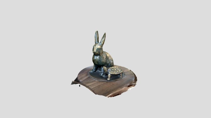 The Tortoise and the Hare 3D Model