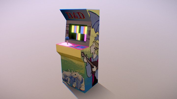 Arcadekast 3D Model