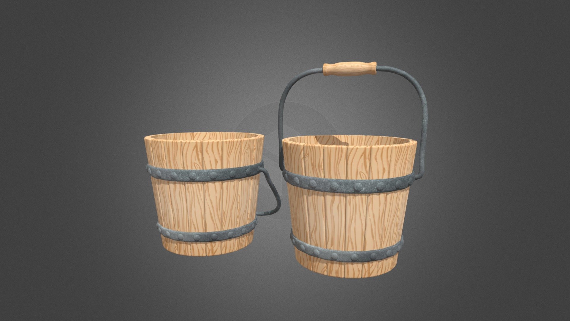 Stylized Bucket - Download Free 3D model by Boubaker Mohamed ...
