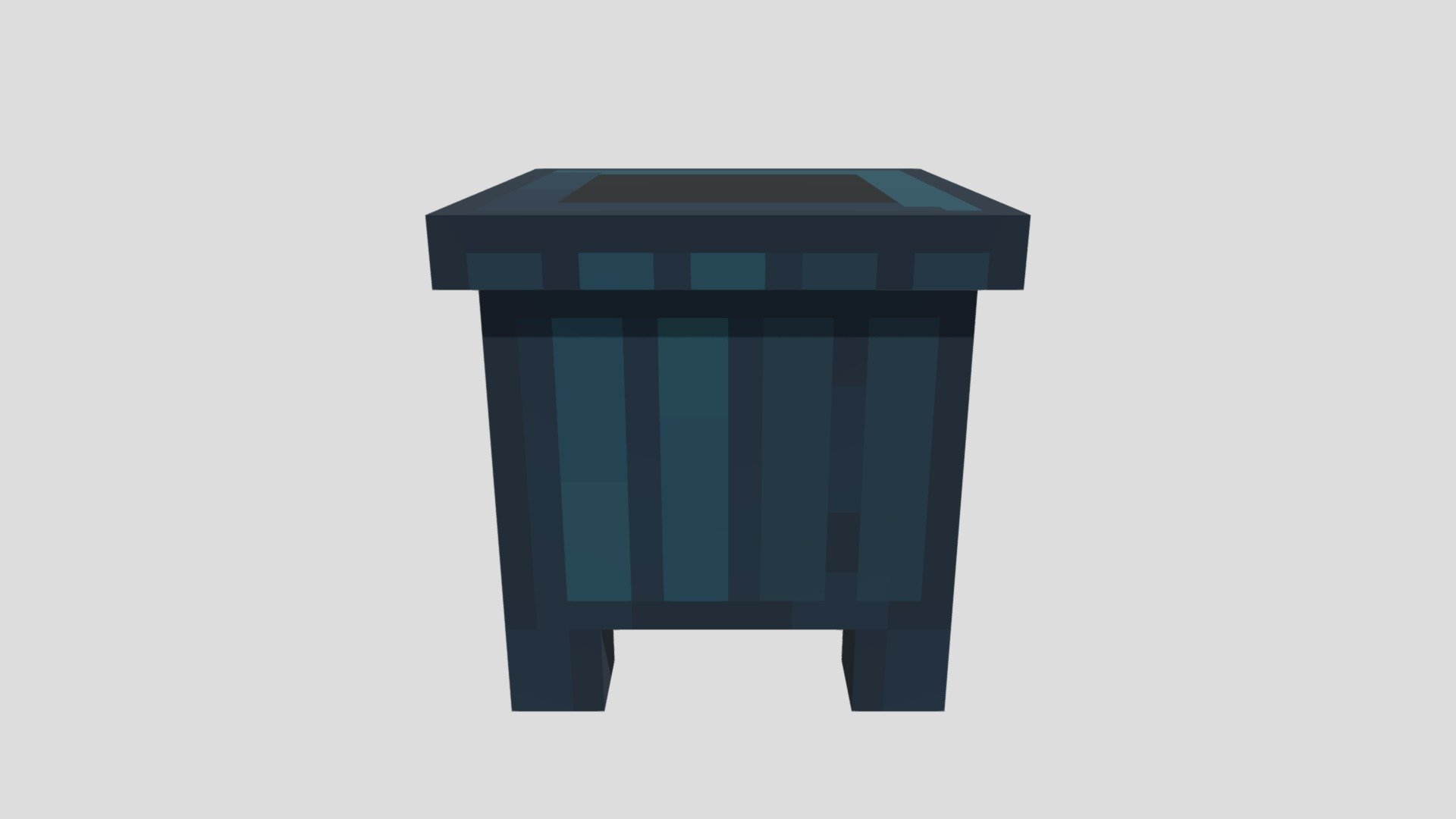 Minecraft Bin 3D model by CraxzyXotic [170f6af] Sketchfab