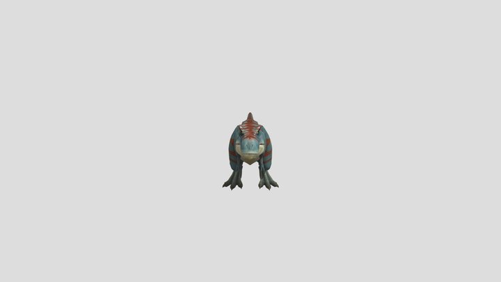 Tirex Angry 3D Model