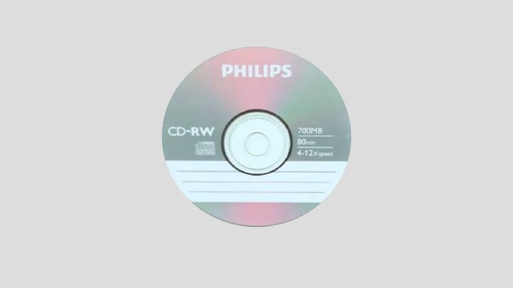 Philips CD-RW 3D Model