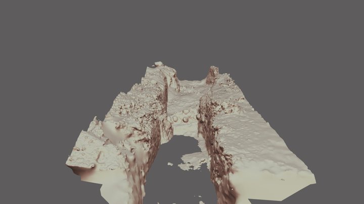 muro puntos 3D Model