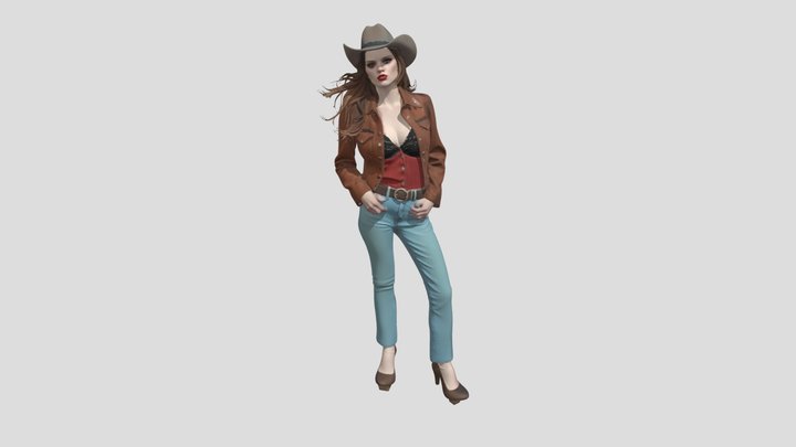 Cowgirl – Free 3D Model STL