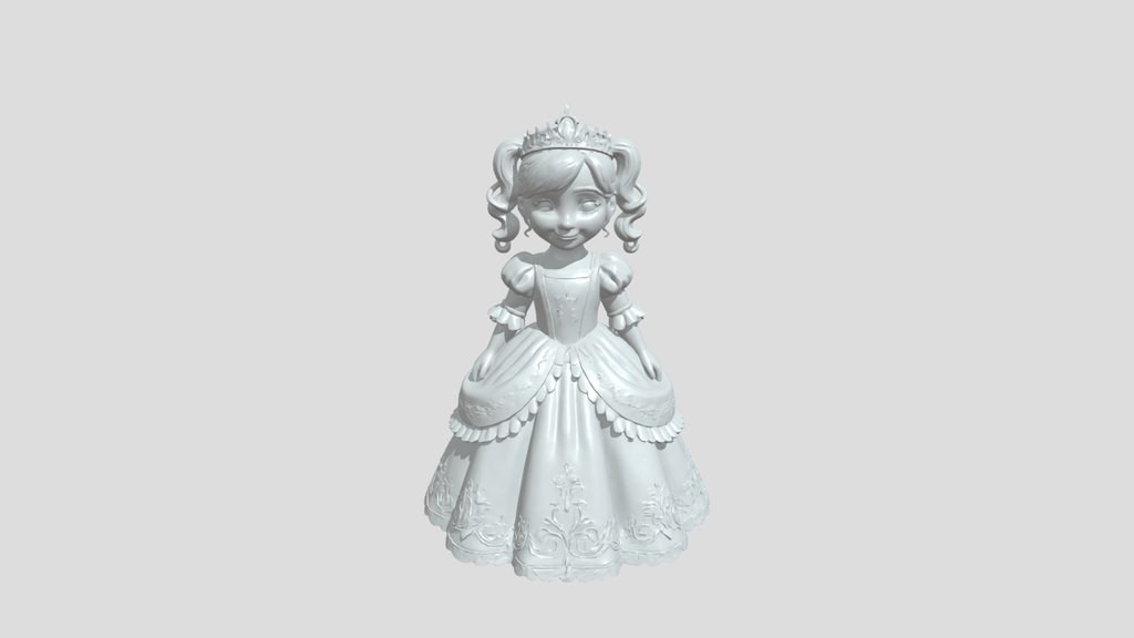 Princess - styled girl doll