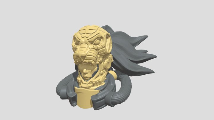 lionwarriorFuturearmour2 3D Model