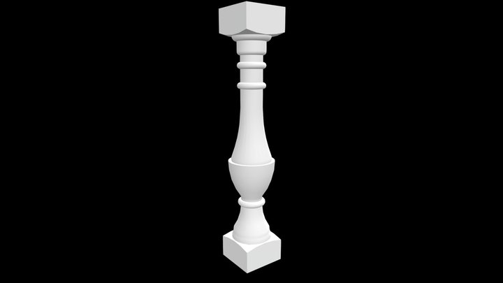 Балясина МАЛАГА 3D Model