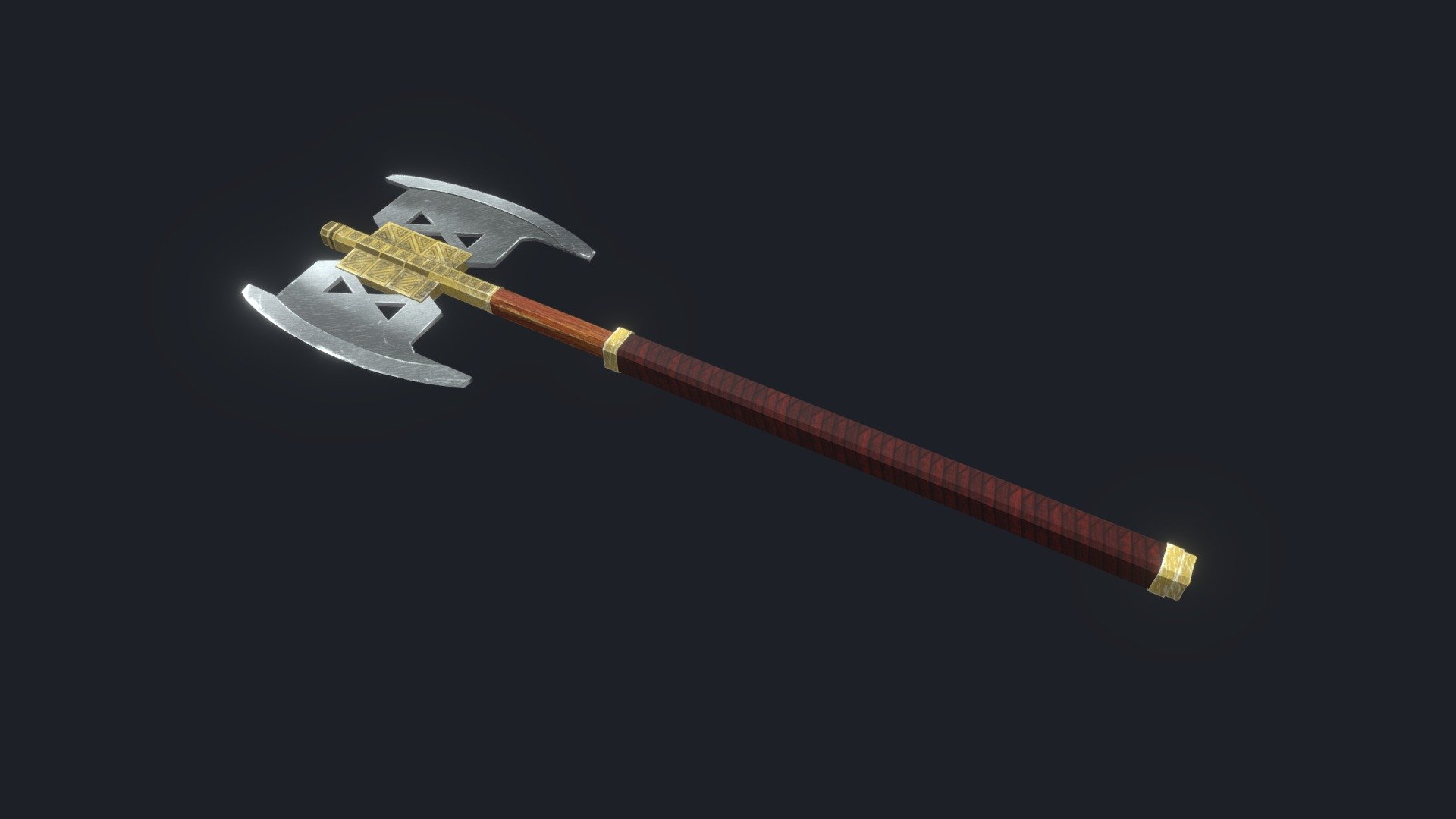 Gimli's (Balin's) Battle-axe - Game Asset - 3D model by Rhianna Carr ...