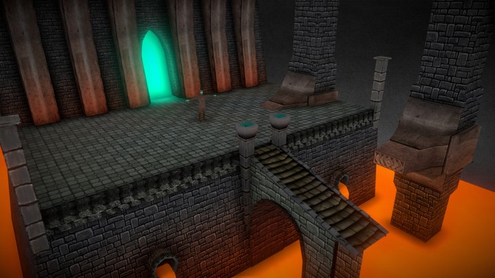 Hell Forever Props & Character 3D Model