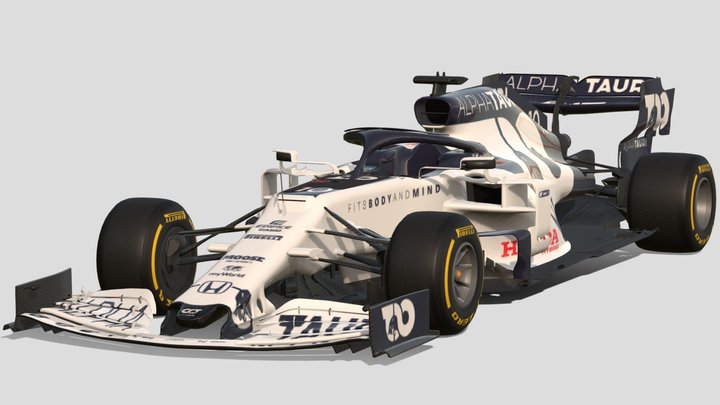 2020 F1 Alpha Tauri AT01 – Gratis 3D-model STL