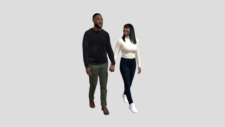 Holding Hands – Modello 3D gratuito STL