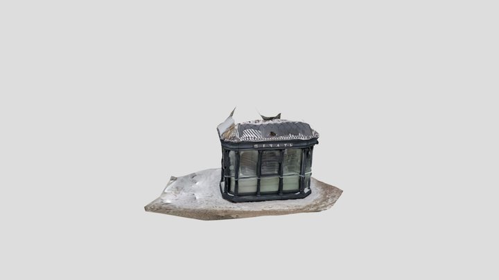 киоск kiosk Тоталитаризм 3D Model