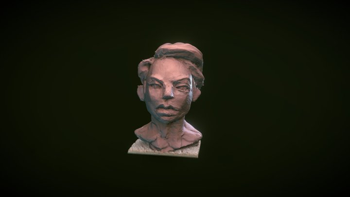 ClayBustFemale 3D Model
