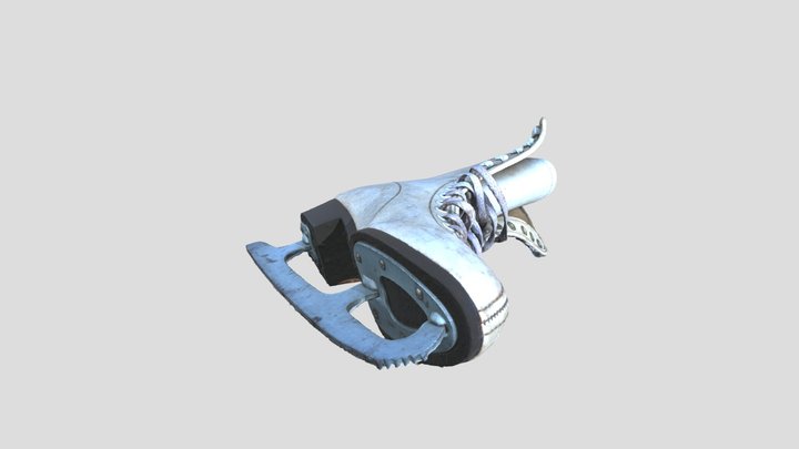 3D_Ice_Scating_Shoe_01 3D Model