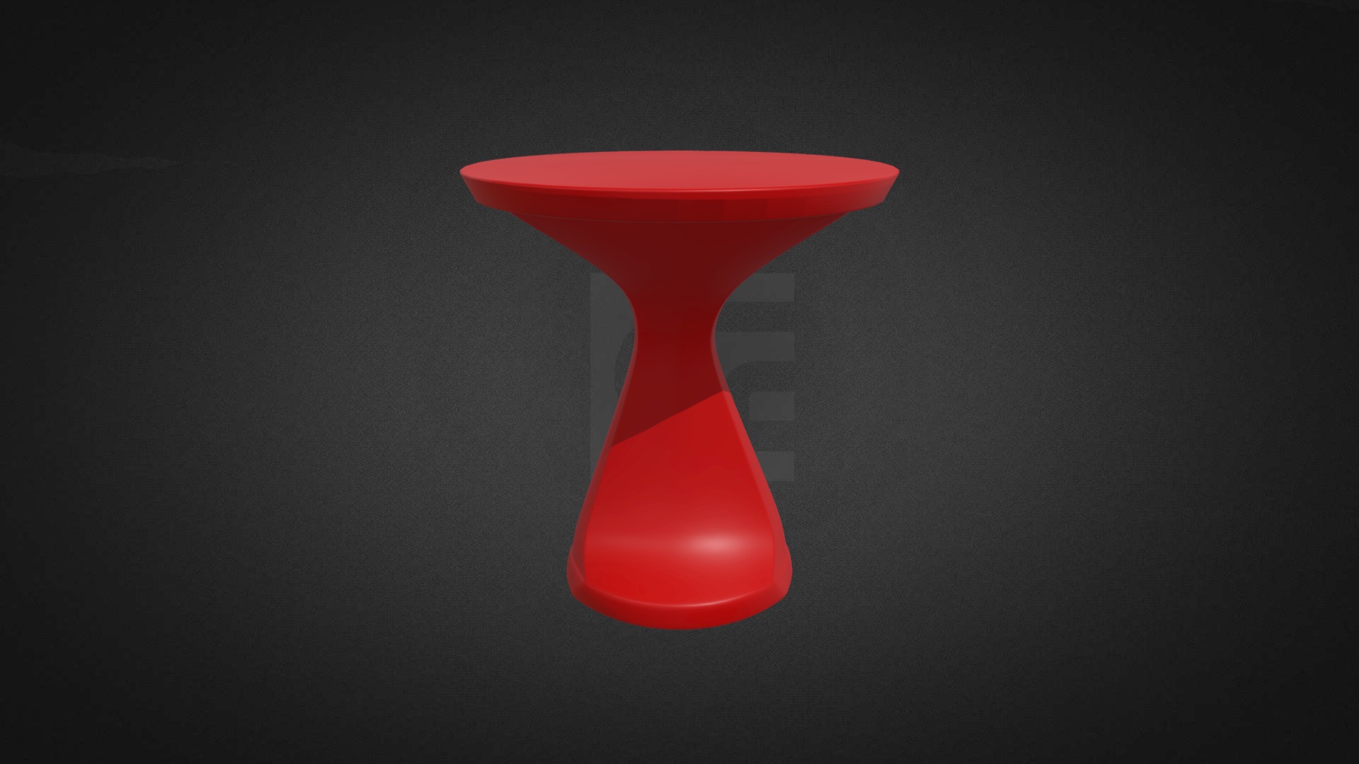 3D model Bisou Table Hire - This is a 3D model of the Bisou Table Hire. The 3D model is about chart, funnel chart.