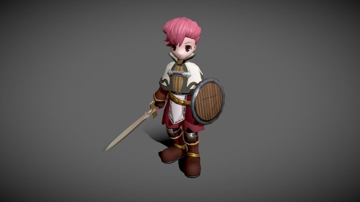Swordman 3D Model