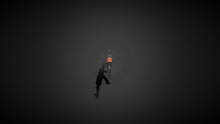 AK-47 Assault Riffle. Weapon. Free 3D Model 3D Model