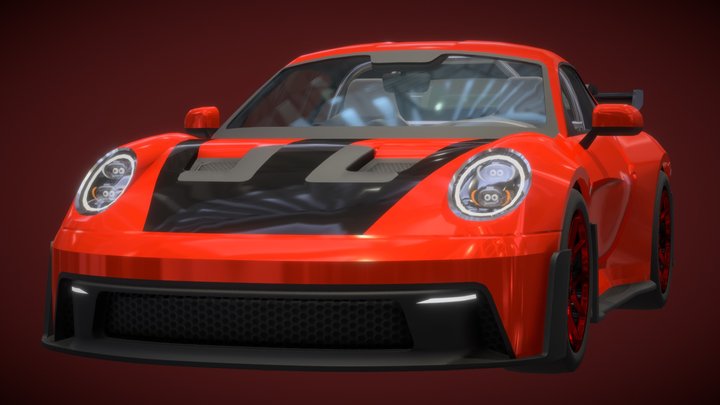 Porsche 911 GT3 RS (2024 Model) 3D Model