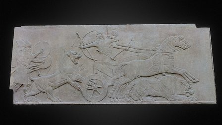 Assyrian Relief - WA124534 3D Model
