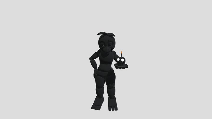 toy-chica-normal-with-animations 3D Model