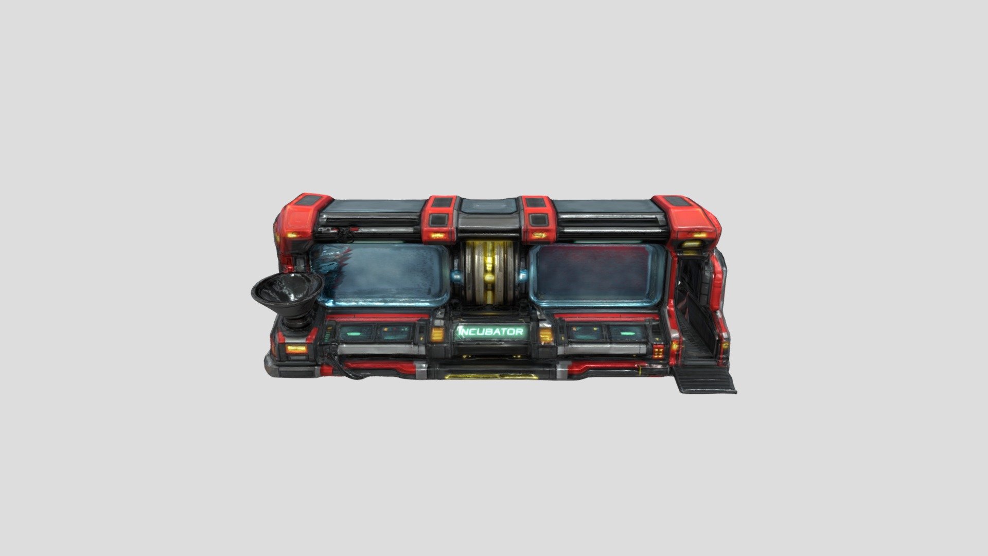 Interstellar Incubator Pod - 3D model by KonstaninKez [171e5db] - Sketchfab