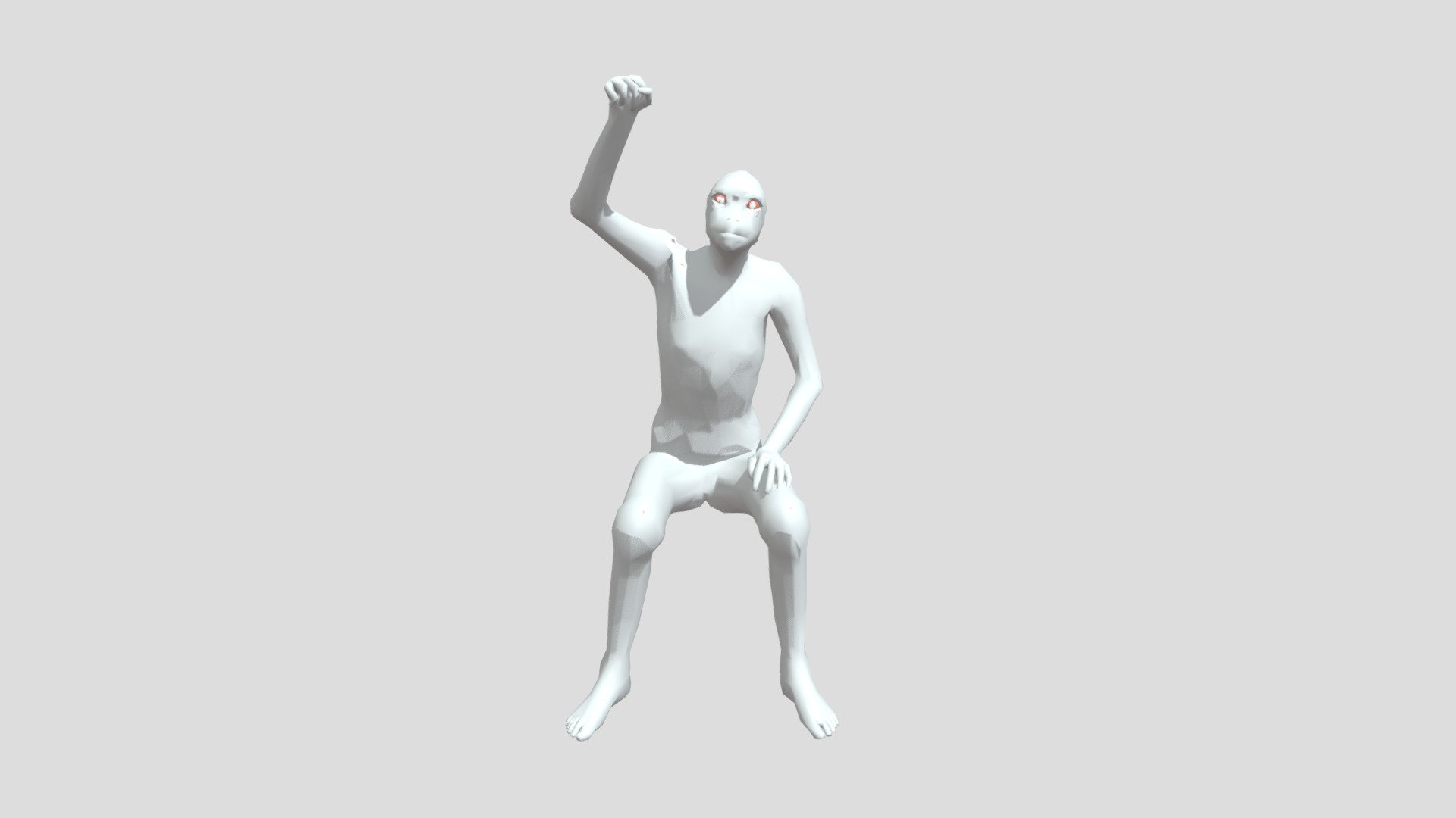 Cheering While Sitting(3) - Download Free 3D Model By Rodgercarr13601 ...