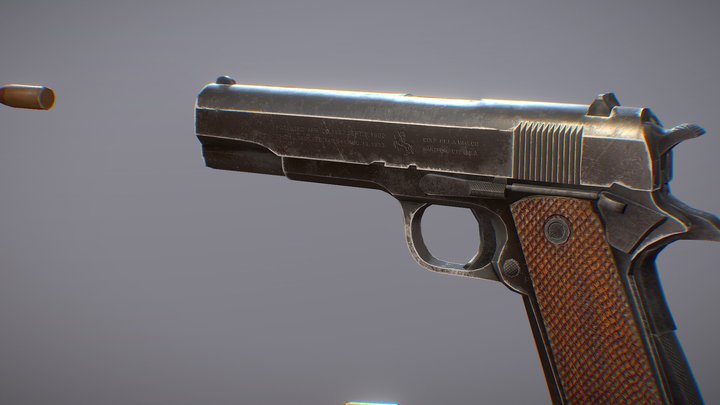 M1911A1 3D Model