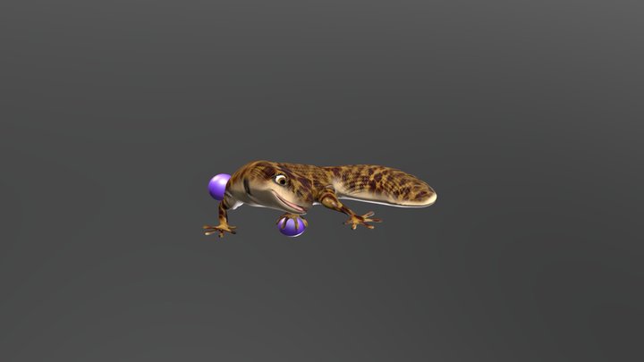 Final Gecko Model 3D Model