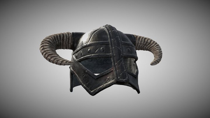 Skyrim Helmet 3D Model