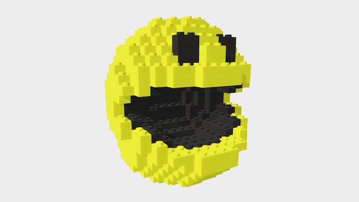PACMAN LEGO 3D Model