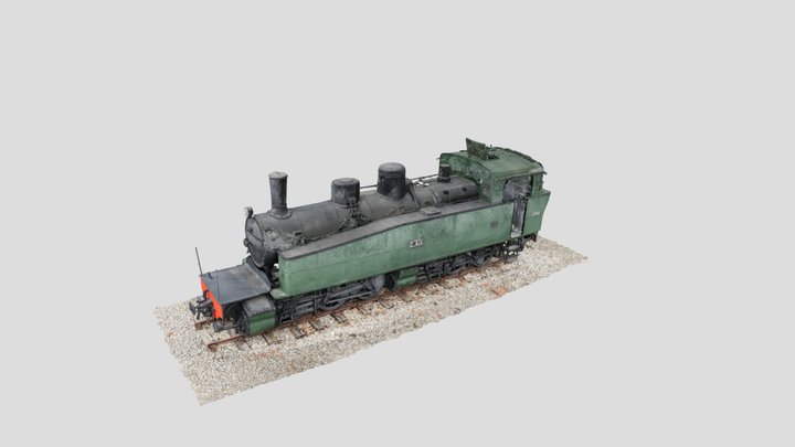 Locomotive E415 - Carhaix (29) 3D Model