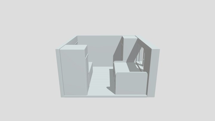 My Room Before Texturing 3D Model