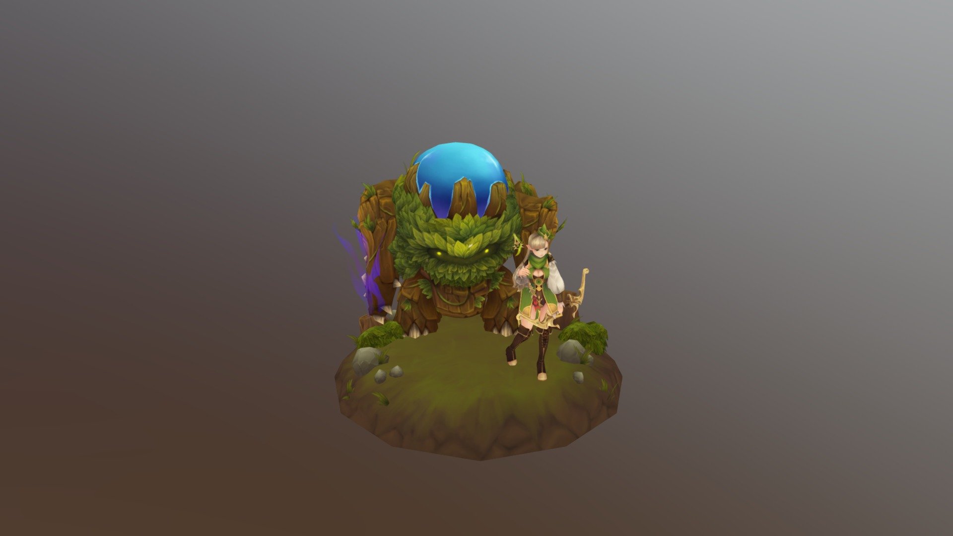 20190821 Elf Treemonster Sketchfab - 3D model by 102938syyeon [1722f80 ...