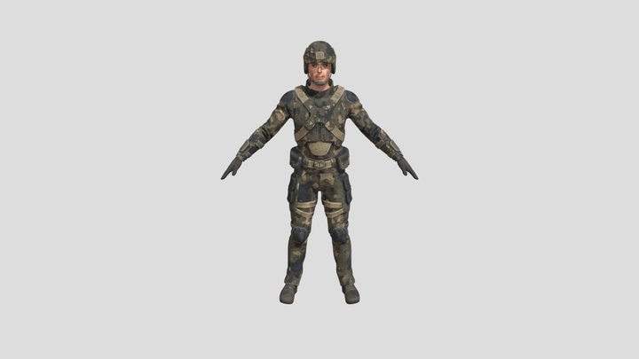 Robert Downey Jr 3D Model