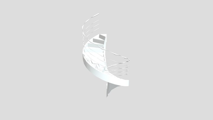 Helix Stair 3D Model