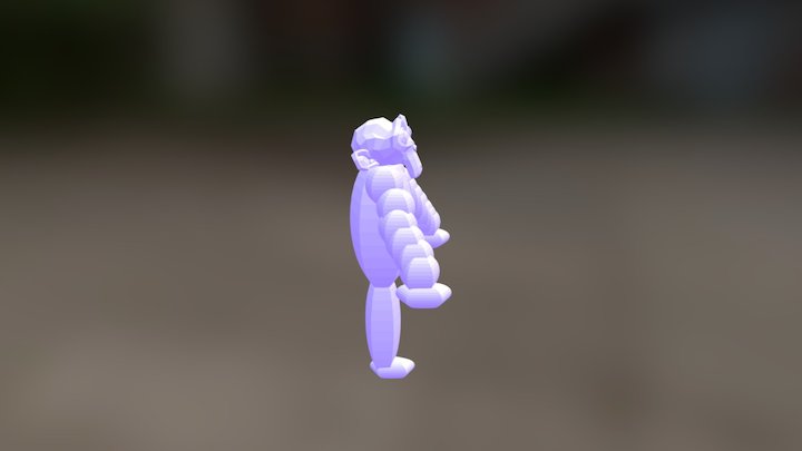 1 Legged Monkey 3D Model