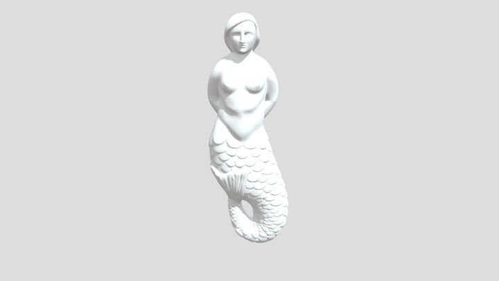 Mermaid Figurine 3D Model