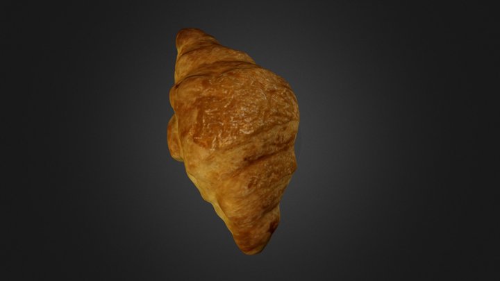 The Croissant 3D Model