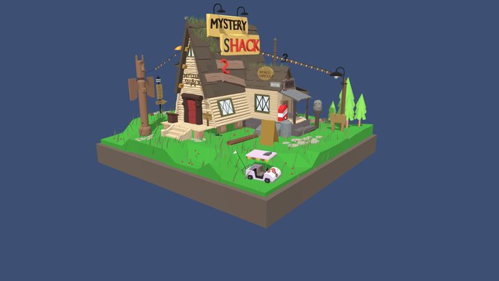 Mystery Shack - Cabaña del Misterio 3D Model