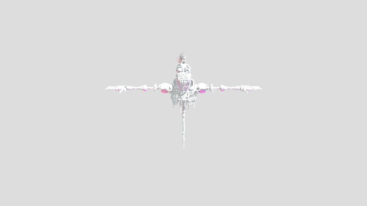 Broken alligator monty fnaf ar sb free 3D Model