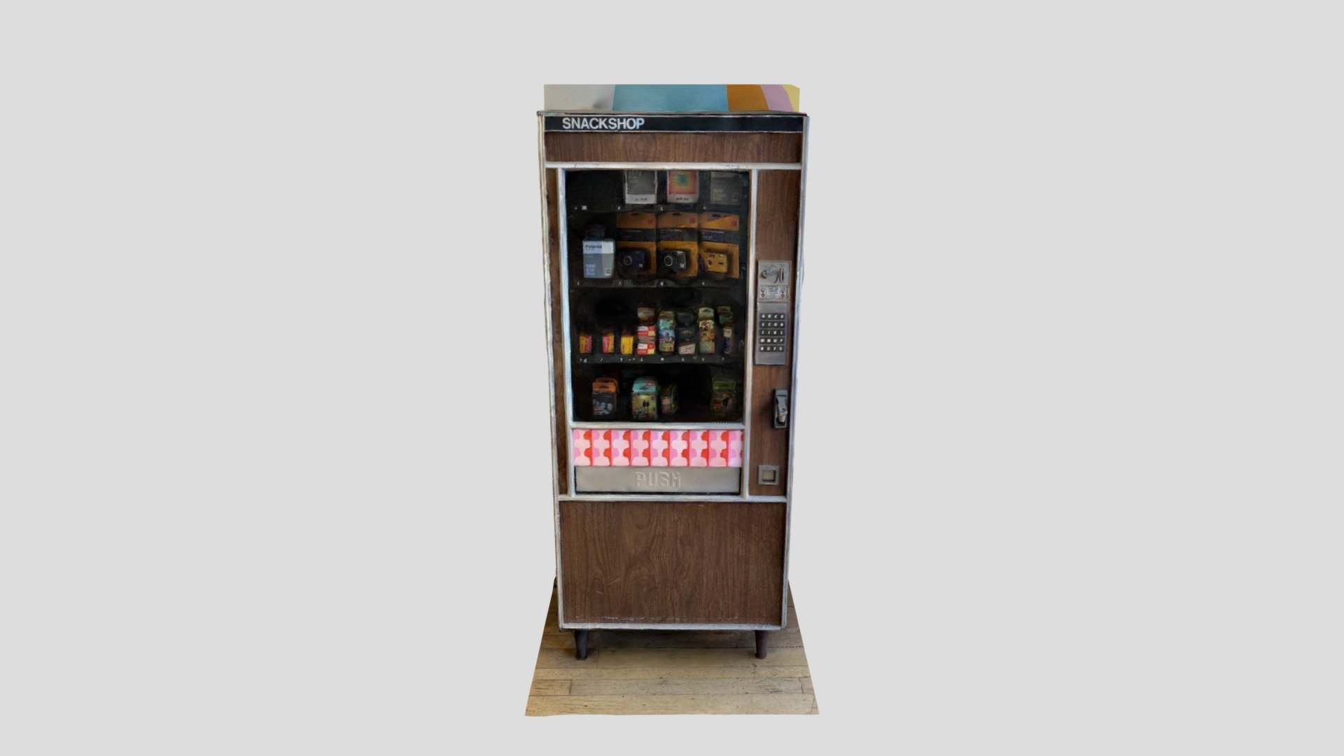 Film vending machine at Bellows Download Free 3D model by