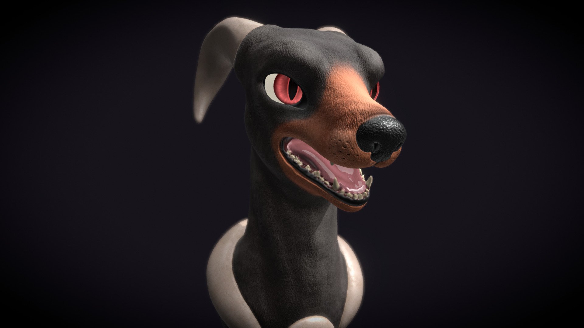 Houndoom Portrait