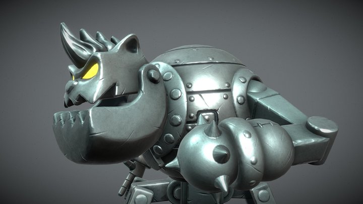 Fat Cat from Chip 'n Dale game 3D Model