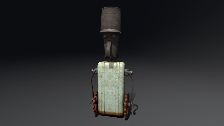 Rusty Robot 3D Model
