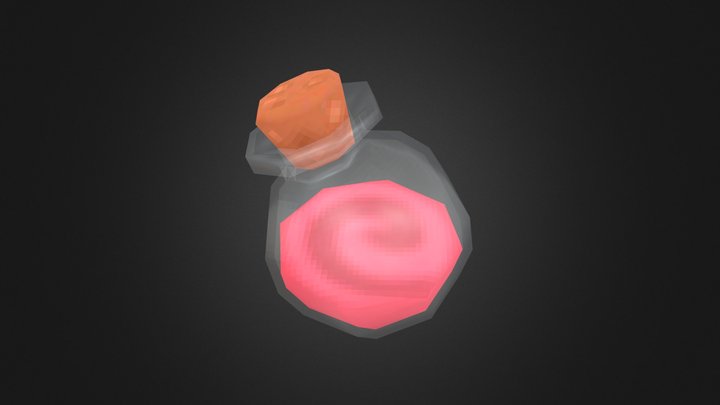 Pixel Potion 3D Model