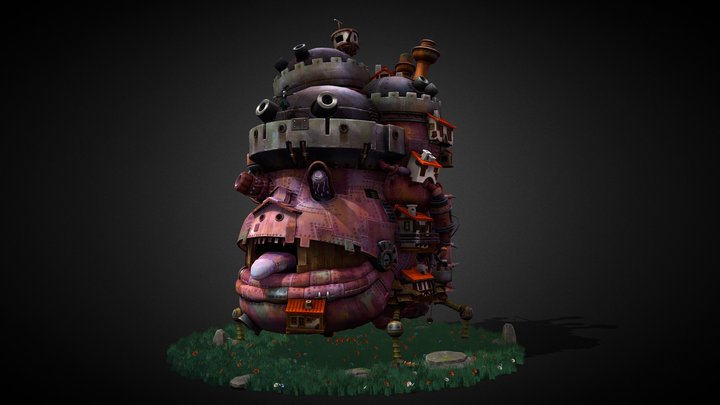 Howls Moving Castle - Fan Art 3D Model